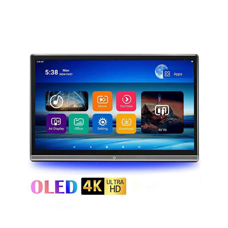 13.3寸外挂安卓12显示器4K便携式后排ips触摸屏车载电视带usb大屏