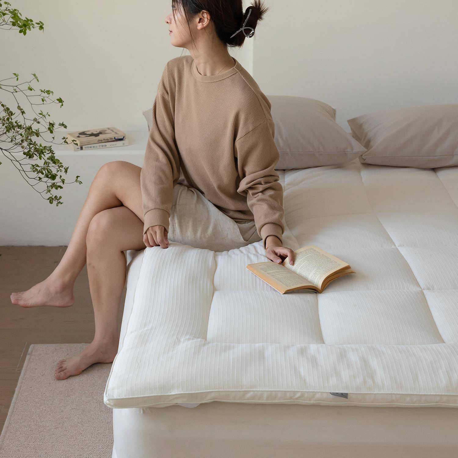 棉花褥子学生宿舍单人床垫垫被床垫子被褥铺底床褥垫垫褥软垫家用