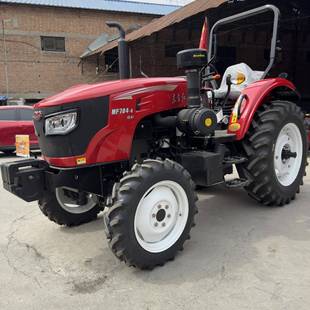 东方红MF704 6农用加大后桥水旱两用旋耕犁地机械​四驱拖拉机