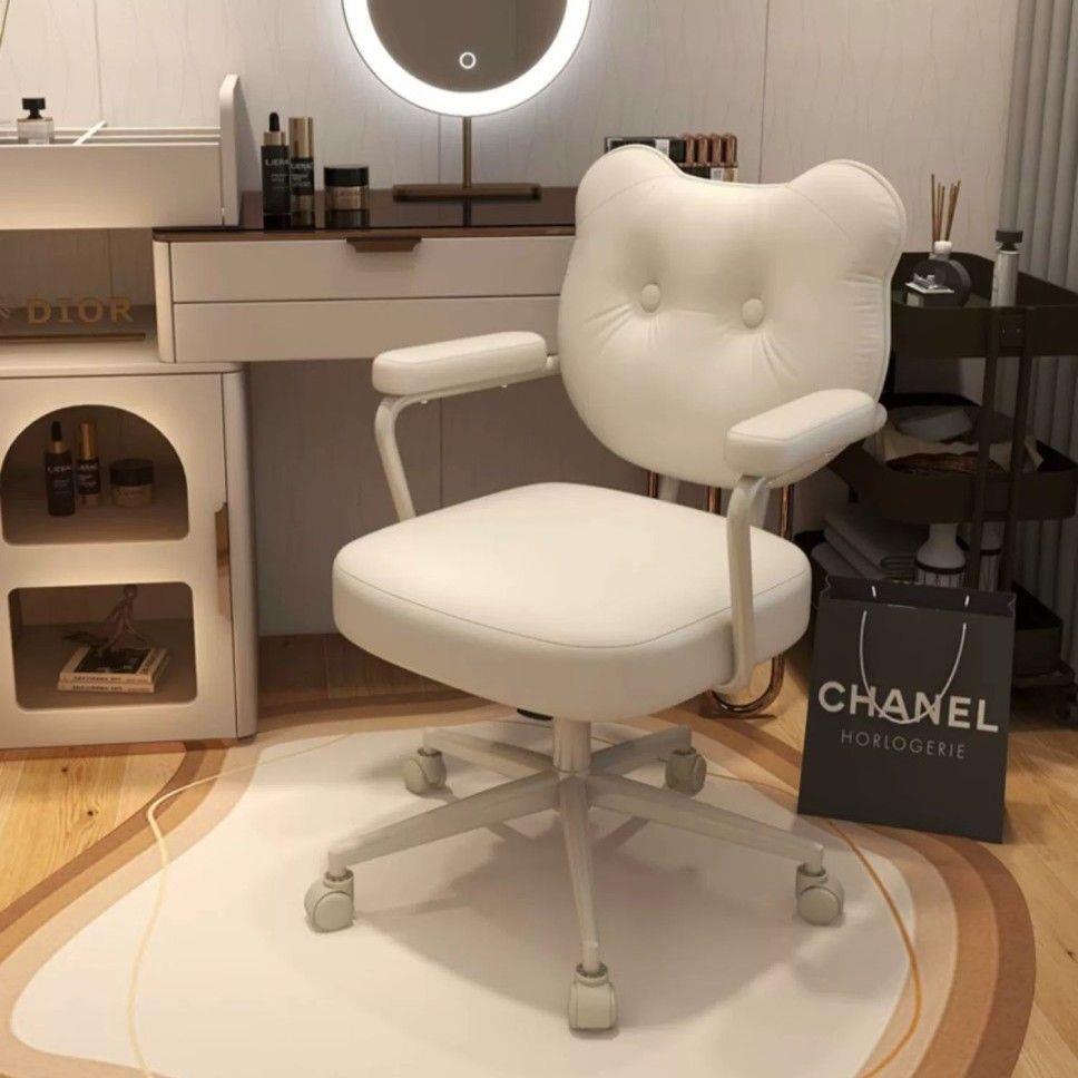 电脑椅网红梳妆凳家用靠背化妆椅女生卧室椅子简约美甲梳妆台凳子