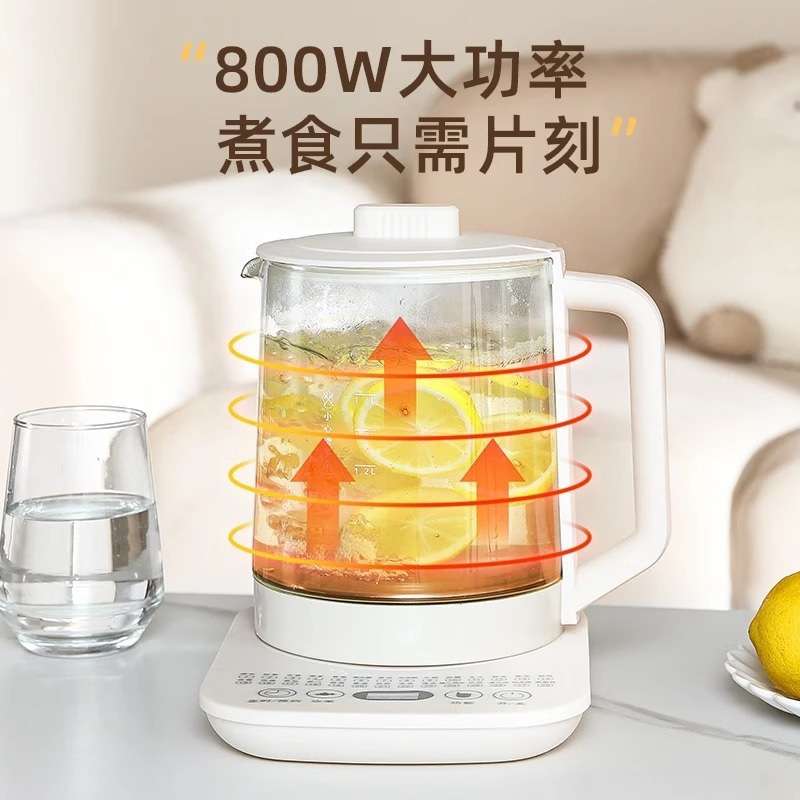 煮茶壶养生壶纯玻璃新款家用办公室小型花茶恒温壶烧水壶保温一体
