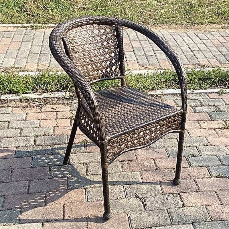 【严选】椅子藤椅藤编椅凳子靠背椅办公椅工艺休闲手工编织办公椅