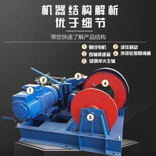 厂家直销卷扬机工程建筑专用提升绞车隧道矿场专用建筑工地可验货