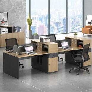 简约现代职员办公桌椅组合办公室员工财务电脑桌员工电销卡位组合