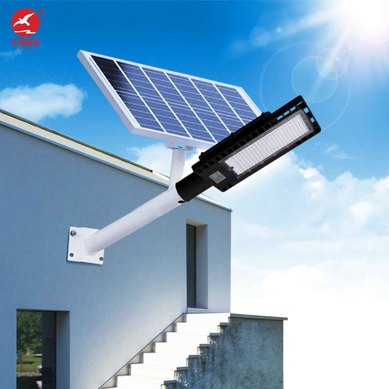 太阳能挂壁灯感应庭院灯200W超亮太阳能灯户外防水壁灯乡村路灯