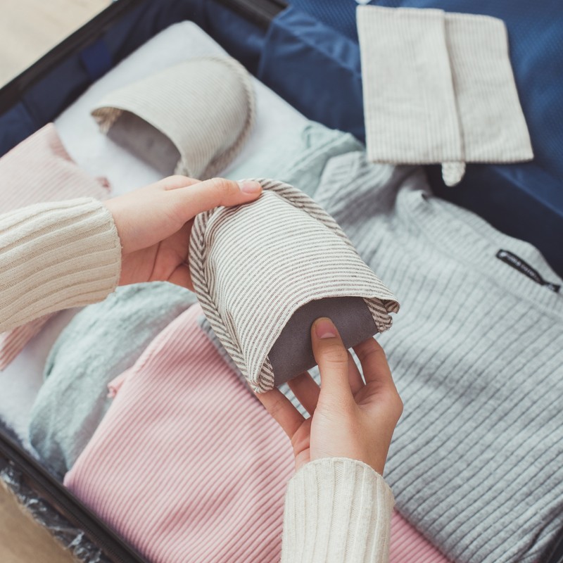 日式轻便旅行可折叠静音拖v鞋便携旅游出差酒店拖鞋男女飞机托鞋