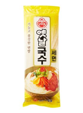 韩国不倒翁挂面细面面条500g OTTOGI/OTOKI原装进口面