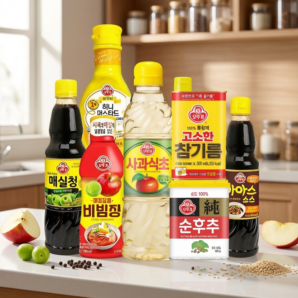 不倒翁调料品青梅汁660g 韩国OTTOGI/OTOKI原装进口厨房酱料调味