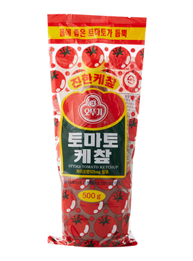 不倒翁番茄酱500g瓶装 韩国OTTOGI/OTOKI原装进口酱料调味品