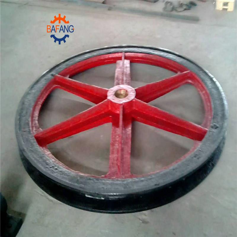 矿用绞车固定天轮绳轮 矿井钢丝绳导向轮 矿用提升设备矿用提升设