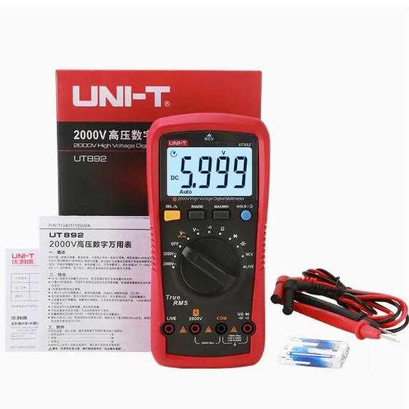 优利德2000V高压数字万用表 UT892