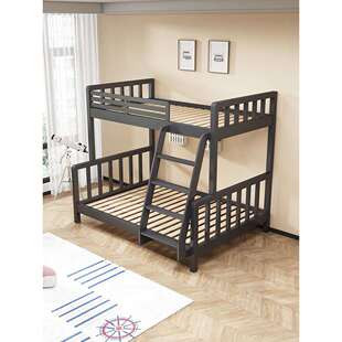 铁艺儿童上下铺成人上下床双层床高低床子母床实木床板双人成人床