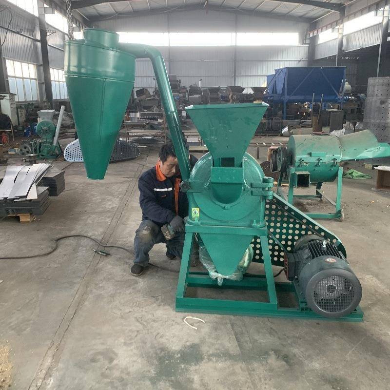 多型号9FC系列玉米面粉碎机加厚铸铁齿盘磨粉机药材化工料粉碎机