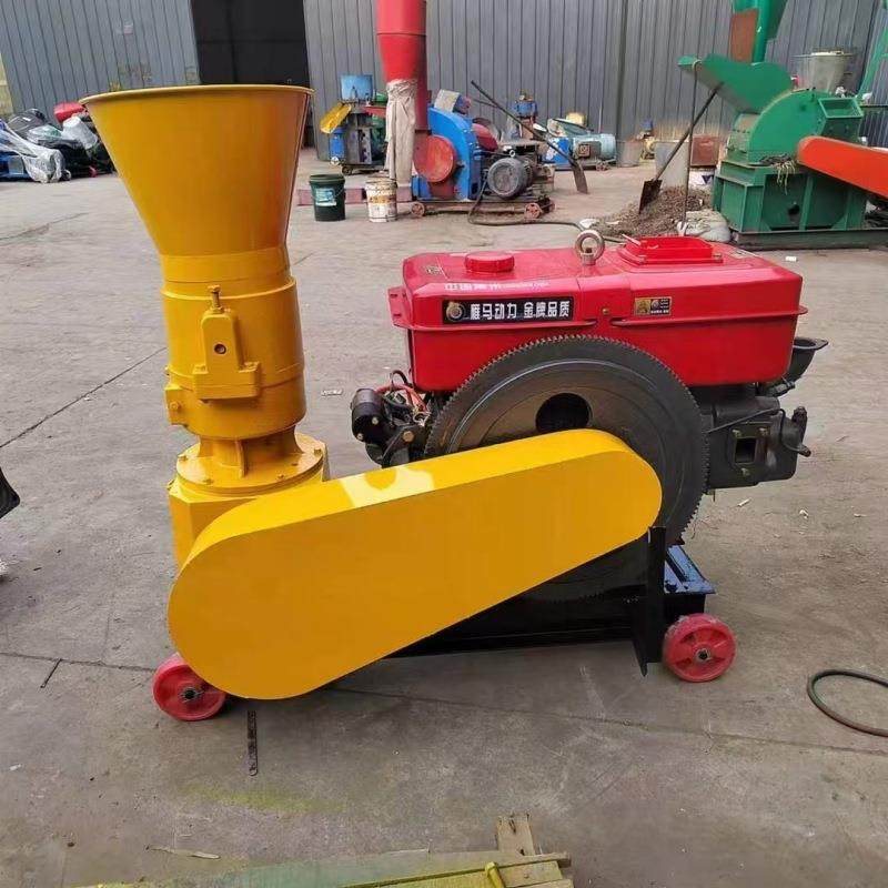 小型家禽养殖颗粒饲料机猪鸡鸭鹅颗粒饲料机膨润土猫砂颗粒机