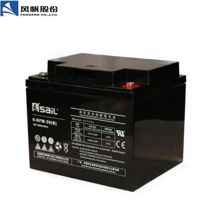 SaiL/风帆蓄电池12V38AH 6-GFM-38 EPS通讯电源 直流屏专用蓄电池