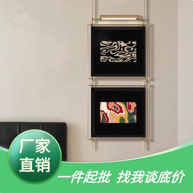 现代中古风装饰画金属铁艺壁挂法式壁灯墙面高档挂饰立体吊杆挂画,家居饰品,工艺画,淘宝优惠券,粉丝福利购,淘宝优惠卷