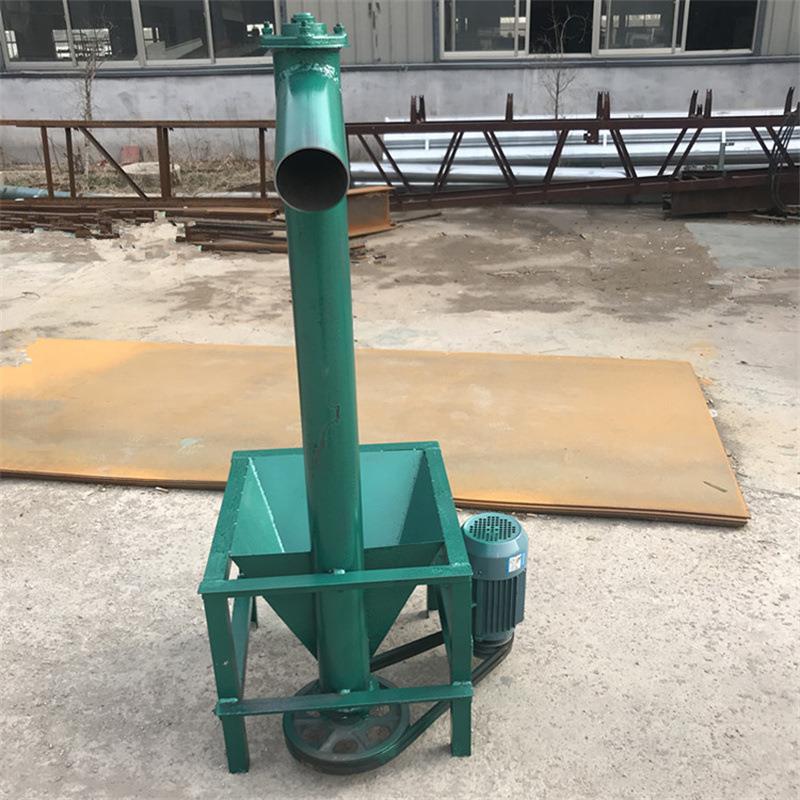 颗粒粉状提料螺旋绞龙 小型榨油豆饼螺旋提升机 螺杆式送料提升机