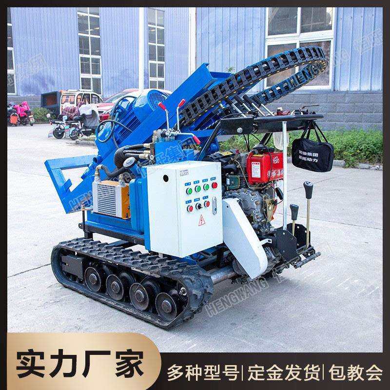 潜孔钻机履带式气动潜孔设备冲击式YQ钻孔机山地戈壁勘探钻挖机