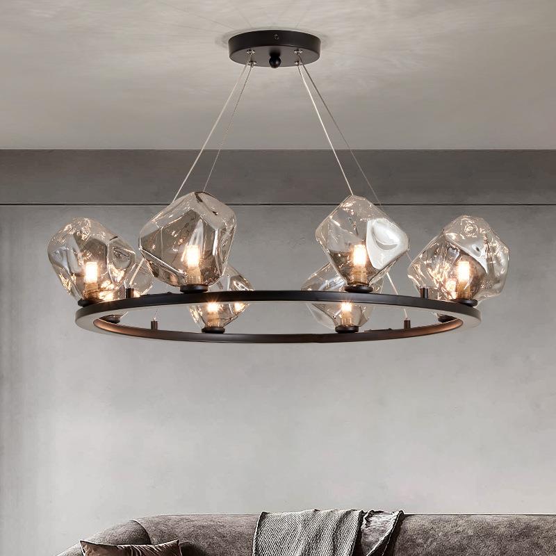 现代简约轻奢客厅吊灯2023极简北欧大气设计师餐厅餐桌吧台卧室灯