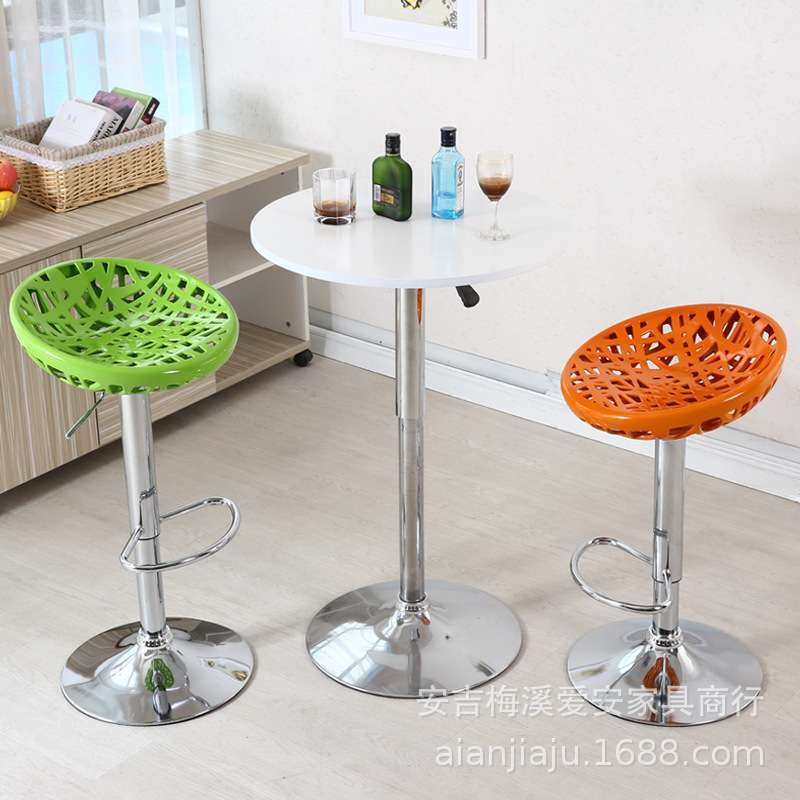 ABS塑料酒吧椅吧台椅子升降椅手机店柜台前台高脚凳鸟巢镂空双层,电子元器件市场,其它元器件,淘宝优惠券,粉丝福利购,淘宝优惠卷