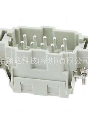 HDC-HE-010-MS T2040103101 SIBAS西霸士TE泰科 10芯弹片压接公芯