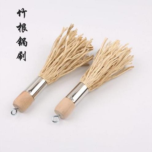 窗刷锅刷刷子的杯刷清洗不竹 竹油天然锅  易沾根做厨房用具锅扫