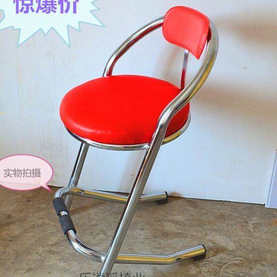 游戏机椅电玩g城淘气堡不锈钢带靠背手机柜休闲吧台凳子电竞动漫