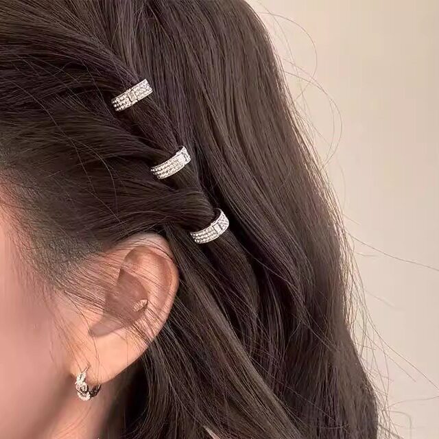 【下单立减50】明星同款高颅顶圆形发扣刘海发夹侧边夹Y32