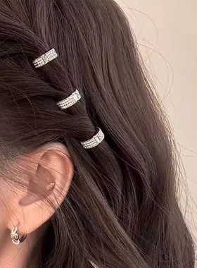 【下单立减50】明星同款高颅顶圆形发扣刘海发夹侧边夹Y32