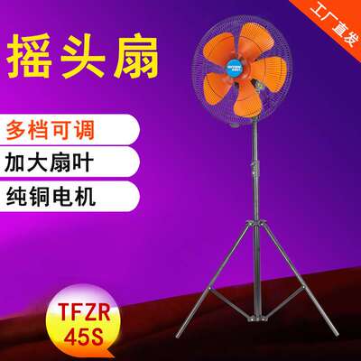 摇头扇TFZR-45S风扇工业家用可移动摇头排风扇轴流风机380V