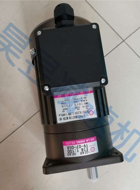 E18 1:100 排屑驱动电机 KLS三相刹车马达 G11V200S-50 立式安装