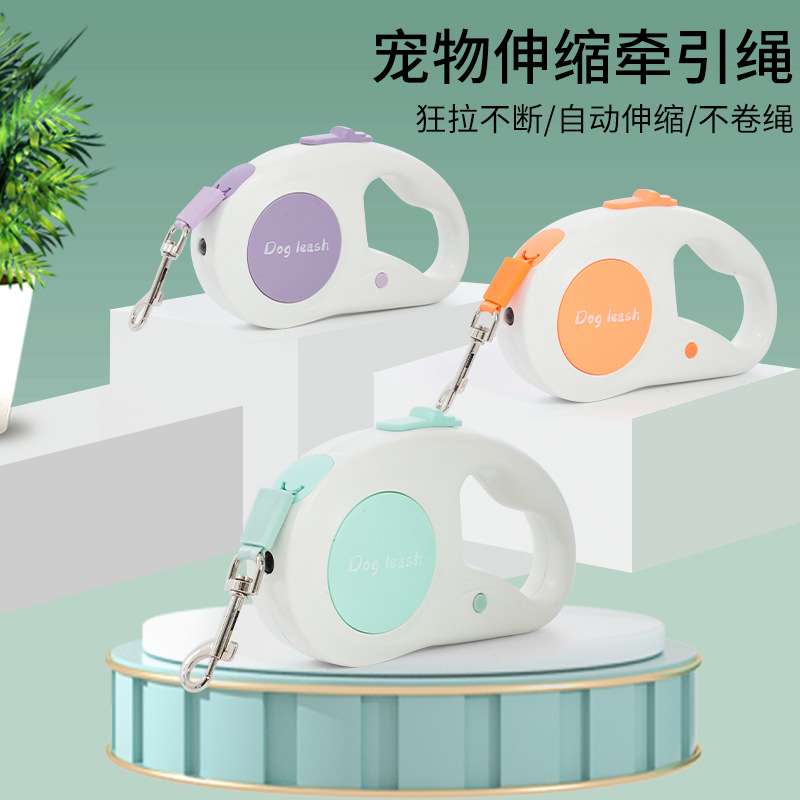 狗狗脖圈牵引绳项圈小型犬泰迪比熊遛狗颈圈防勒宠物用品