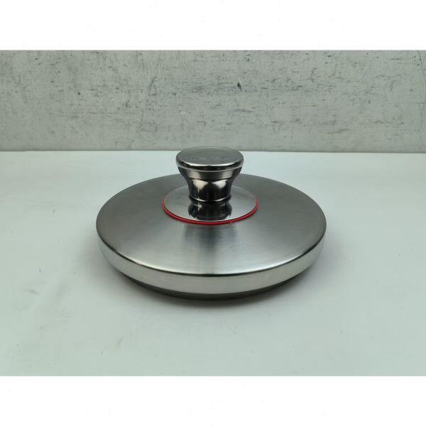 精品出口单304不锈钢微压盖全钢加厚盖奶锅盖汤锅盖子16cm