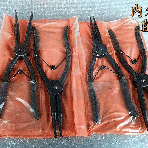 用4件套钳黄弯头拆卸子弹簧卡簧钳卡内包邮头直安装 外用钳挡圈钳