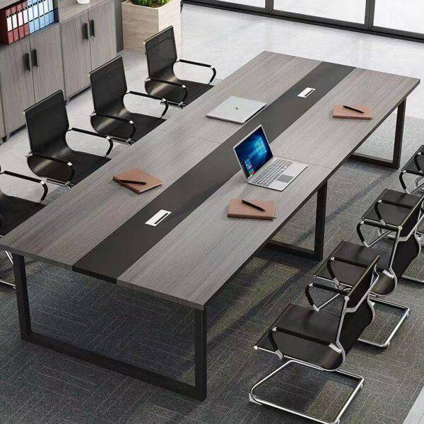 职员办公桌椅组合会议桌简约现代员工工位一整套桌椅会议室长条桌