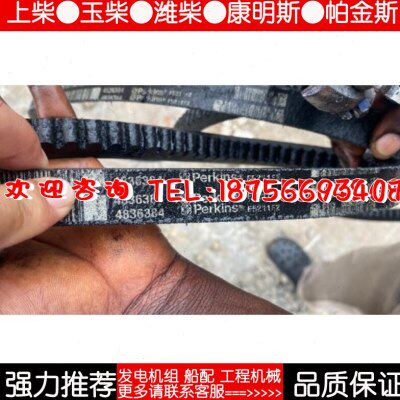 帕金斯4836384发电机充电机皮带F521152全新原装进口