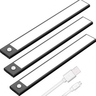 源头厂家供应运动感应橱柜灯A品电池 磁吸免布线家用楼梯过道衣柜