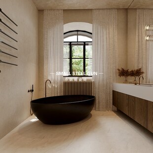 侘寂柔光肌肤釉600x1200卫生间大理石瓷砖 浴室厨房洗手间墙地砖