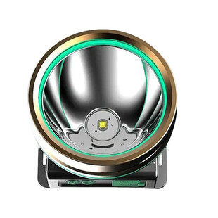 头灯露营室外白光头戴松紧带超长续航锂电池充电感应黄光疝气矿灯