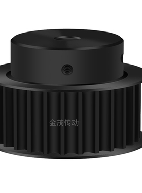 同步带轮5M40齿钢黑BF槽宽27内孔8 10 12 14 22 24 25同步轮45#5M
