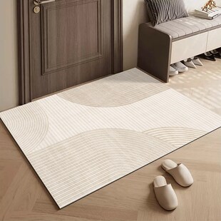 侘寂风地垫入户门垫进门地毯耐脏门口家用门垫防滑玄关Z脚垫可裁