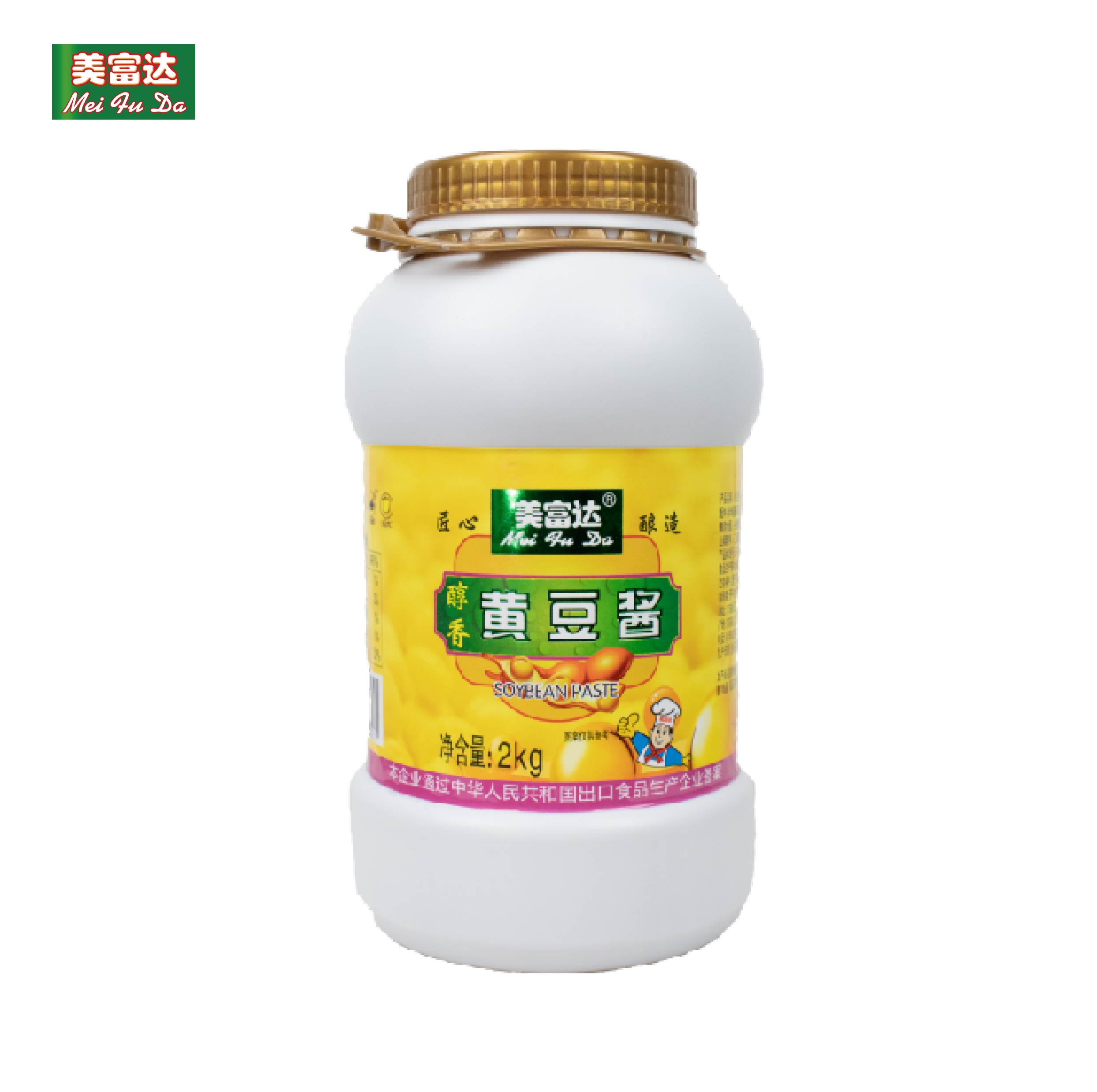 美富达黄豆酱2kg家用炒菜佐料拌面下饭调料蘸菜酱