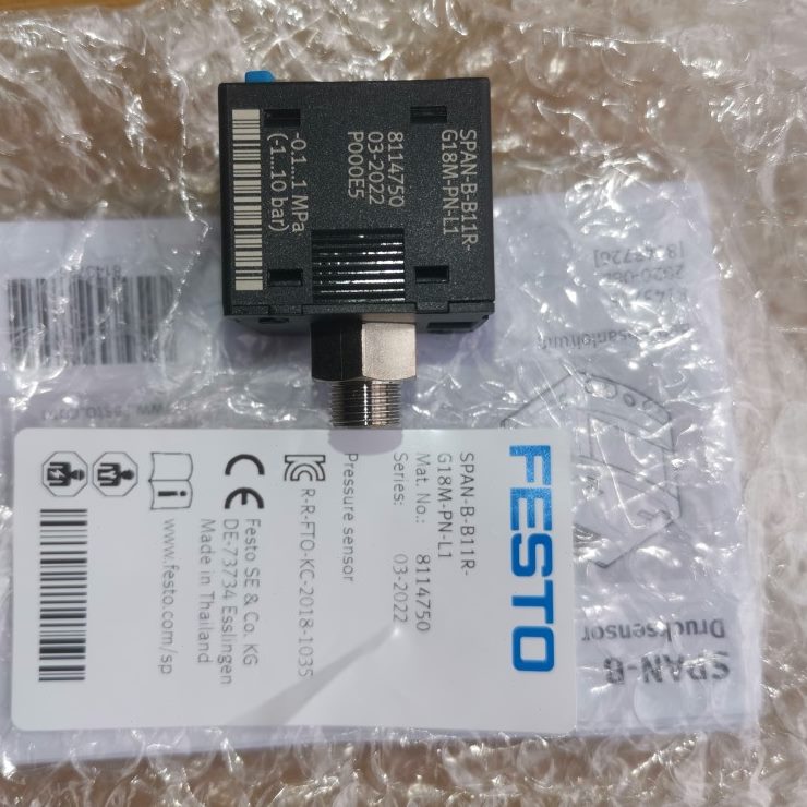 8N11SP75-费斯托1+65-ASP2.5N压力传感器G10114L- 8MR8B-B47-11