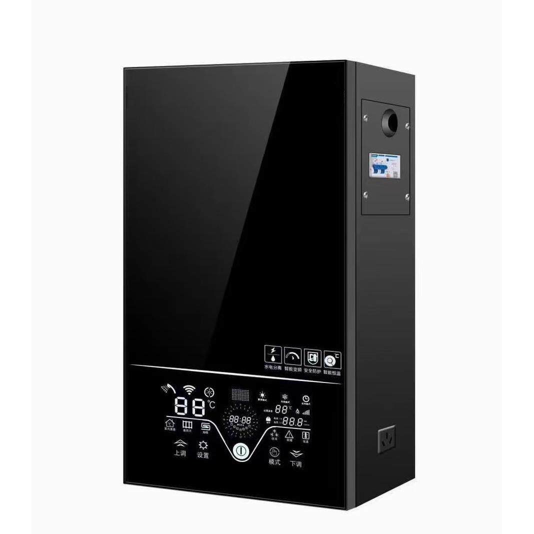 匠奥三维迷宫板式铸铝电壁挂炉16KW采暖洗浴两用炉带160平米电热