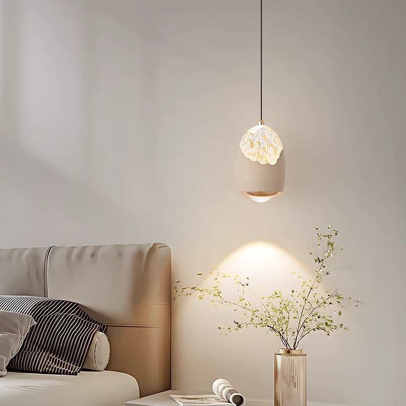 床头吊灯可升降触控吊灯餐桌主卧意式极简床头吊灯走廊过道灯