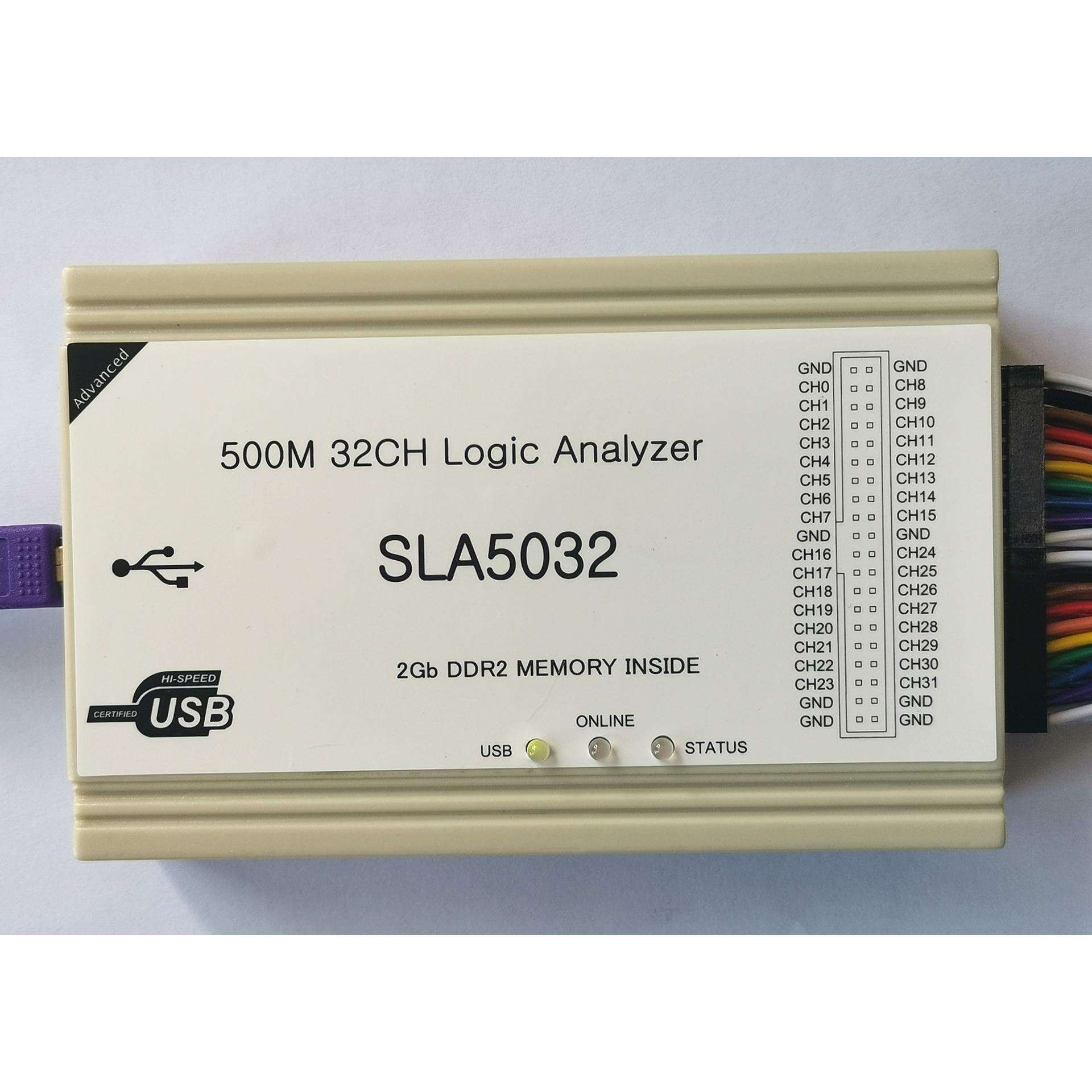 SLA5032 新版本 500M 32通道 逻辑分析仪