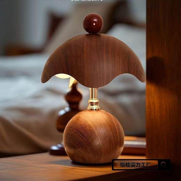 创意高档新款蛋壳插充式铁艺木纹台灯床头柜书房复古轻奢简约北欧,农机/农具/农膜,其它农用工具,淘宝优惠券,粉丝福利购,淘宝优惠卷