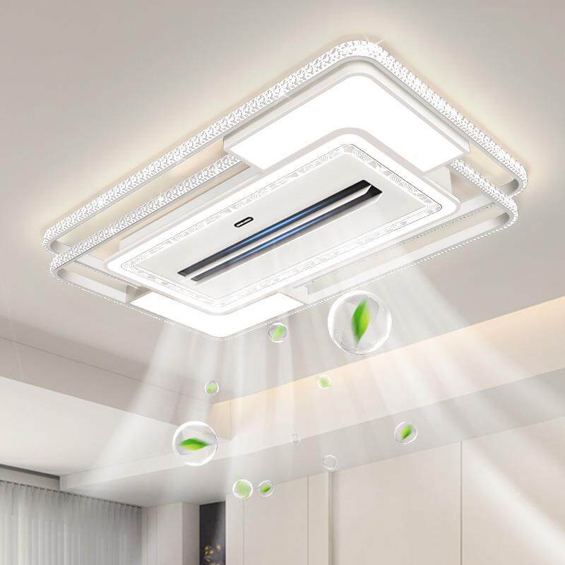 客厅主灯2025新款无叶风扇灯吊扇灯吸顶现代简约大气中山灯具全屋