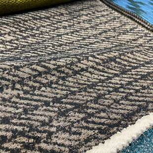 280CM定宽雪尼尔柔软窗帘布横条加厚沙发布料冬天斜纹雪尼抱枕布