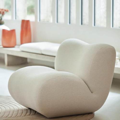 意式白胖子单人懒人沙发 现代客厅设计师搭配人气单品Hubba单人椅
